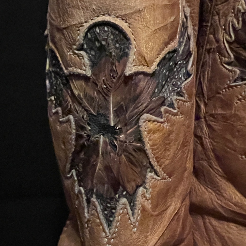 Zodiac Women's Tan Cowboy Boots - Picture 8 of 15